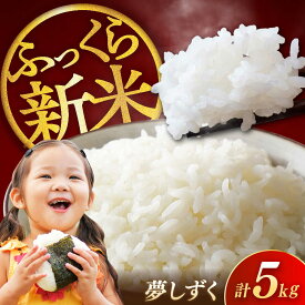 【ふるさと納税】【ロマ佐賀】令和7年産 夢しずく5kg 白米 / 佐賀県産 お米 米 ブランド米 ふるさと納税 産地直送 / 佐賀県 / 白川製茶園[41AIAB016]