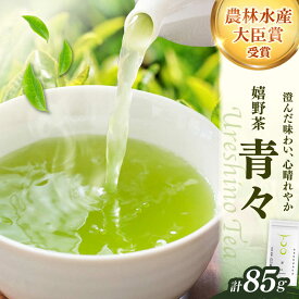 【ふるさと納税】【ロマ佐賀】嬉野茶「青々」1袋 / お茶 日本茶 嬉野茶 緑茶 / 佐賀県 / 白川製茶園[41AIAB017]