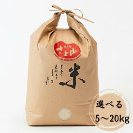 【ふるさと納税】【新米】令和7年産　佐賀市三瀬村産「コシヒカリ」選べる5kg～20kg：B170-025