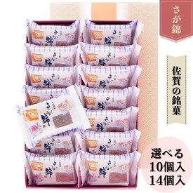 【ふるさと納税】さが錦 選べる10個入・14個入 村岡屋 個包装 菓子 スイーツ 銘菓 老舗 創作菓子 和菓子 九州 佐賀県 佐賀市 ：A090-028