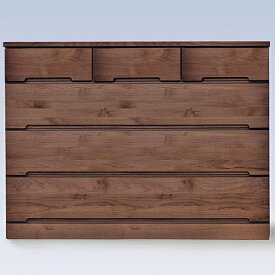 【ふるさと納税】120LCBR 無垢材を使用したチェスト【諸富家具】：C173-007