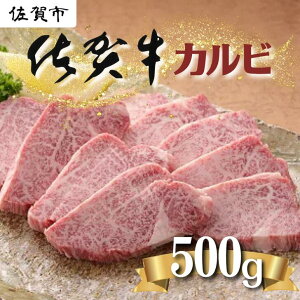 【ふるさと納税】佐賀牛カルビ500g:B235-007