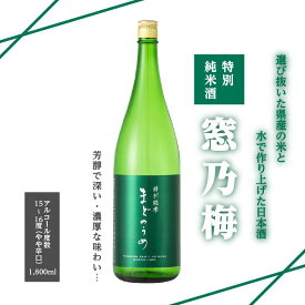 【ふるさと納税】佐嘉酒造 特別純米酒 窓乃梅：B110-024