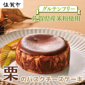 【ふるさと納税】栗のバスクチーズケーキ：B120-012