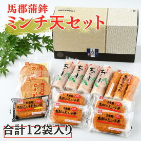 【ふるさと納税】馬郡蒲鉾ミンチ天セット：B120-008