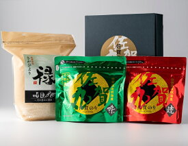 【ふるさと納税】佐賀特A米さがびよりと佐賀のり2種：B190-040