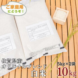 【ふるさと納税】佐賀市ふるさと納税限定 オリジナルブレンド白米 10kg：B240-029