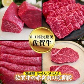 【ふるさと納税】【定期便 全6回～12回】【家族用】佐賀牛の赤身肉の定期便 赤身焼肉 赤身ステーキ 赤身すきやき 赤身ブロック ヒレステーキ：C175-002