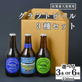 【ふるさと納税】〈アームストロング〉クラフトビール 選べる 3本 or 6本セット：B130-031
