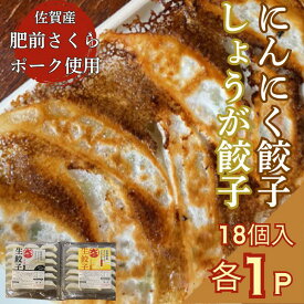 【ふるさと納税】佐賀産「肥前さくらポーク」を100％使用した餃子2Pセット（合計36個）：B125-025