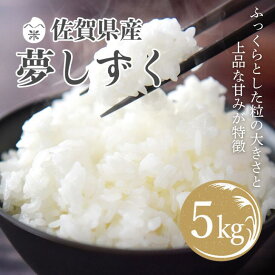 【ふるさと納税】令和7年産 佐賀県産 夢しずく 5kg：B170-031