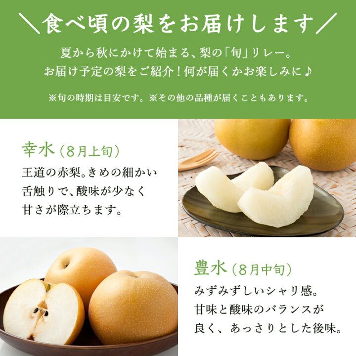 楽天市場】【ふるさと納税】『先行予約』今が食べ頃 特栽 旬の梨5kg 