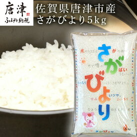 【ふるさと納税】佐賀県唐津市産さがびより 5kg 米の食味ランキング最高ランクの特A評価 冷めても美味しいのでお弁当やおにぎりに最適なお米