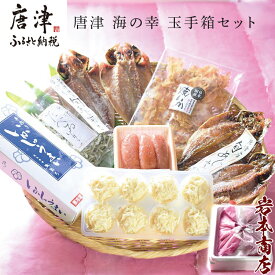 【ふるさと納税】唐津 海の幸 特別限定 玉手箱セット 【無添加・無着色】唐津産 旬アジ 醤油みりん 淡汐干し 手作り 佐賀 呼子イカしゅうまい 無着色メンタイコ 国産 焼きいか 唐津産 おつまみいりこ 「2025年 令和7年」