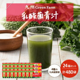 【ふるさと納税】青汁 乳酸菌青汁 24個 セット 合計480袋 健康 飲料 ヘルシー