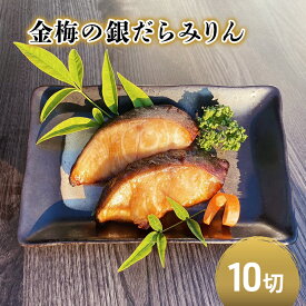 【ふるさと納税】お魚専門店 金梅の銀だらみりん 10切(約70g×10パック) 冷凍　【鳥栖市】