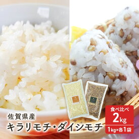 【ふるさと納税】麦 もち麦 食べ比べ キラリモチ1kg ダイシモチ1kg 五つ星お米マイスター厳選 計2kg ご飯 白飯 お米 コメ こめ ※配送不可:離島