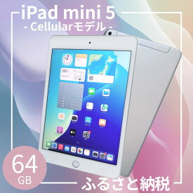 【ふるさと納税】iPad mini 第5世代 64GB Cellular + Wi-Fiモデル シルバー 中古 アイパッド 本体