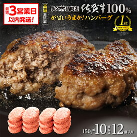 【ふるさと納税】 佐賀牛の旨みがぎっしり 和牛100％使用 ハンバーグ 150g×12個 10個 個包装 佐賀県産 国産 佐賀牛 黒毛和牛 和牛 肉 お肉 牛肉 ハンバーグ ギフト 贈答 贈答用 人気 ランキング 20000 20000円 c-55