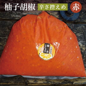 【ふるさと納税】b－183　銀座有名店使用の柚子胡椒（ゆずこしょう）【赤】【辛さ控えめ】1kg