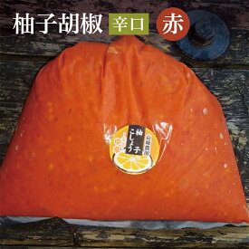 【ふるさと納税】b－185　銀座有名店使用の柚子胡椒（ゆずこしょう）【赤】【辛口】1kg