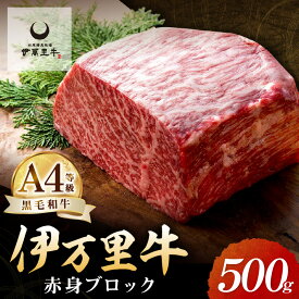 【ふるさと納税】伊万里牛 赤身ブロック 500g ステーキローストビーフ BBQにおすすめ 007-J716【 佐賀牛 牛肉 ブランド牛 黒毛和牛 モモ肉 ブロック肉 焼肉 バーベキュー 赤身 ステーキ 国産 お肉 BBQ ふるさと納税 牛肉 】