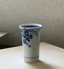 【ふるさと納税】伊万里陶苑　ぶどう柄フリーカップ H969