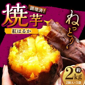 【ふるさと納税】佐賀県武雄市産 さつまいも 紅はるか 冷凍 焼き芋 2kg（2個入×5袋） /おかわりのうえん [UDD002] 焼芋 ヤキイモ サツマイモ 芋 いも 野菜