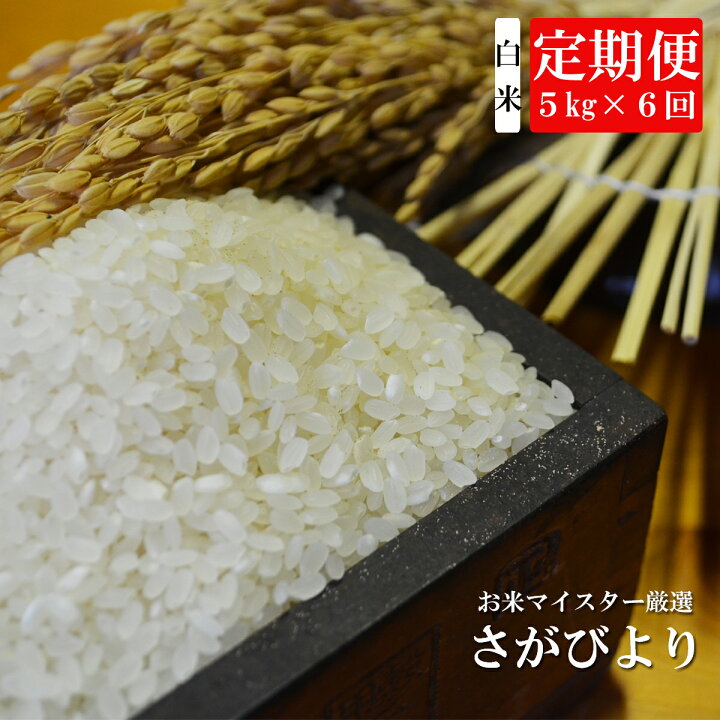 楽天市場 ふるさと納税 6ヶ月定期便 鹿島市産 さがびより 白米 5kg 6回 定期便 6か月 合計30kg 合計6回発送 お米 九州 米 精米 国産 佐賀 九州産 佐賀県 鹿島市 送料無料 F 28 佐賀県鹿島市
