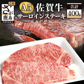 【ふるさと納税】最高級 佐賀牛 A5 サーロイン ステーキ用 400g (2枚入)〜1,600g(8枚入) 最短2週間 | ふるさと納税 肉 牛肉 ステーキ ステーキ肉 サーロインステーキ 黒毛和牛 和牛 ブランド牛 国産 冷凍 佐賀県 鹿島市 最優秀受賞 ふるさと 人気 送料無料 D-174