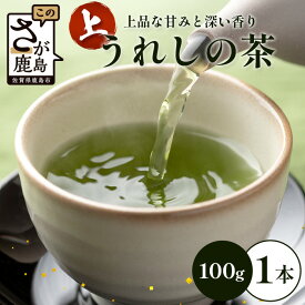 【ふるさと納税】【ギフトにおすすめ】 佐賀県産 うれしの茶 100g×1本 レターパック配送 美味しいお茶を贈り物に ご自宅用にもおススメ AA-51 嬉野茶 緑茶 日本茶 リーフ 茶葉