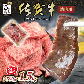 【ふるさと納税】【訳あり】佐賀牛 小肉 カルビ ロース 焼肉セット 500g～1500g | ふるさと納税 佐賀牛 焼肉 牛肉 a5 a4 国産牛 ブランド牛 黒毛和牛 肉 焼き肉 詰め合わせ BBQ アウトドア キャンプ 小分け 高級 お取り寄せ おすすめ 人気 冷凍 送料無料 B-840