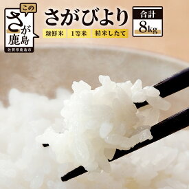 【ふるさと納税】1等米 さがびより 令和5年産 佐賀県 鹿島産 白米 8kg（2kg×4袋） 小分けタイプ お米 米 精米 国産 九州産 鹿島市 送料無料 B-356