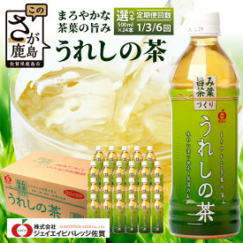 【ふるさと納税】工場直送！うれしの茶 500ml×24本入 選べる回数1回 3回 6回 定期便 箱買い セット お茶 飲料 緑茶 飲み切りサイズ うれしの 嬉野茶 ペットボトル 24本入り 500ml ストック ギフト 贈り物 贈答 お中元 お歳暮 旬 備蓄 備え 佐賀県 鹿島市 B-664