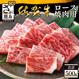 【ふるさと納税】高級肉 佐賀牛 ロース 焼肉用 500g 和牛 肉 佐賀 牛肉 佐賀県 鹿島市 冷凍 お中元 お歳暮 贈答品 プレゼント 敬老の日 父の日 母の日 ご褒美 満足 おすすめ 送料無料 E-29
