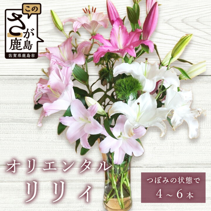 楽天市場 ふるさと納税 生産者直送 幸せと笑顔を届けるオリエンタルリリィ ユリ 百合 花 切り花 フラワー 佐賀県 鹿島市 送料無料 B 313 佐賀県鹿島市