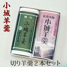 【ふるさと納税】 小城羊羹 切り羊羹2本入 八頭司羊羹舗 贈答用 ギフト 送料無料 ようかん 【A065-006】