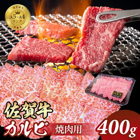 【ふるさと納税】 佐賀牛 カルビ 焼肉用400g 多久 精肉 佐賀牛 焼肉 カルビ 合計400g バーベキュー 国産 BBQ お肉 ブランド牛 九州産 送料無料 A5〜A4 ブランド牛 ブロック 人気 ランキング 高評価 牛肉 国産 佐賀県産 黒毛和牛 牛 佐賀 小城市【B180-005】
