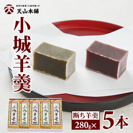 【ふるさと納税】 小城羊羹 断ち 羊羹 5本セット 小豆 抹茶 あんこ ギフト 和菓子 詰め合わせ 贈答用 お歳暮 お中元 父の日 母の日 敬老の日 スイーツ 佐賀 小城市 送料無料 【B110-032】