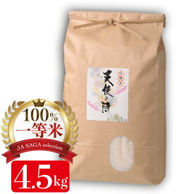 【ふるさと納税】令和4年産 お米 天使の詩 4.5kg 【佐賀米 白米 精米 米 お米 コメ 天使の詩】(H040136)