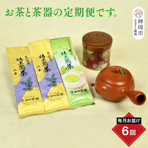 【ふるさと納税】【毎月お届け6回】特上煎茶八重2本と季節のお茶1本(合計100g×3本) 【佐賀県産 銘茶 嬉野茶 知覧茶 まろやか コク 香り お徳用 定期便】(H047104)
