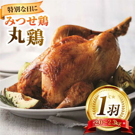 【ふるさと納税】クリスマスなどの特別な日に♪みつせ鶏丸鶏1羽（2.0〜2.3kg）【ヨコオフーズ】 [FAE081]