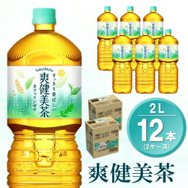 【ふるさと納税】爽健美茶 2L(2ケース)計12本【コカコーラ カフェインゼロ 香ばしい おいしい 国産 ブレンド茶 お茶 ハトムギ 玄米 月見草 大麦 ドクダミ 植物素材 飲料 お徳用 ペットボトル】 Z3-R047080