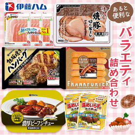 【ふるさと納税】伊藤ハム あると便利なバラエティ詰め合わせ【伊藤ハム 簡単 便利 レンチン 手軽 お弁当 おやつ おつまみ ハンバーグ ミートボール ハム 単身】K021064