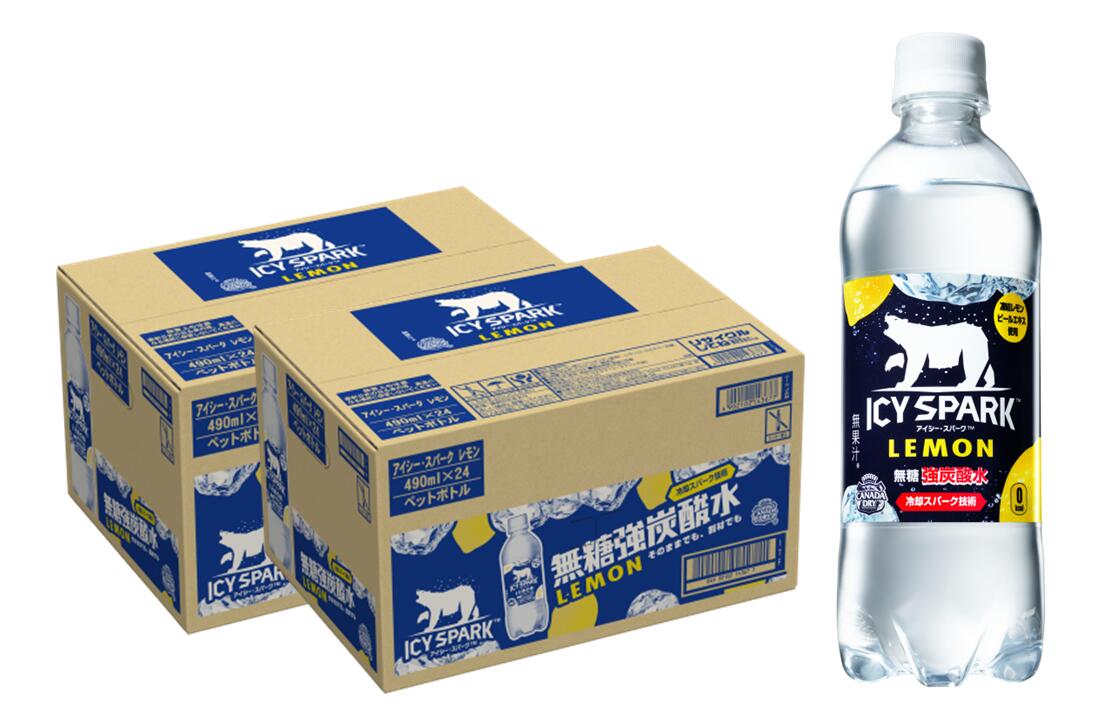 日本コカ コーラ史上最強の強炭酸水 A2-133R アイシー スパーク レモン 490ml PET ２ケース 計48本 炭酸水 アイシースパーク 高い素材 今年人気のブランド品や 強炭酸水 送料無料 2ケース ケース れもん コーラ コカ