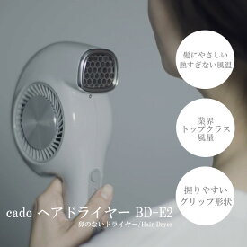 【ふるさと納税】cado カドーヘアドライヤー　BD-E2　ホワイト （EE055）