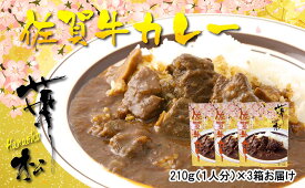 【ふるさと納税】割烹料理店手作り「佐賀牛カレー」×3パック（BF013）