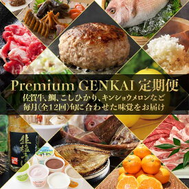 【ふるさと納税】【定期便 12回】〜Premium GENKAI〜定期便 ＼レビューキャンペーン実施中／