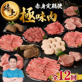 【ふるさと納税】【特上】佐賀牛-赤身-極味肉定期便（全12回）／ 定期便 12回 高級 赤身 肉 牛肉 佐賀牛 黒毛和牛 ステーキ ヒレ モモ すき焼き しゃぶしゃぶ 薄切り スライス 焼肉 A4 A5 ハンバーグ ローストビーフ 国産 佐賀県 玄海町【★ 観光大使 おすすめ ★】