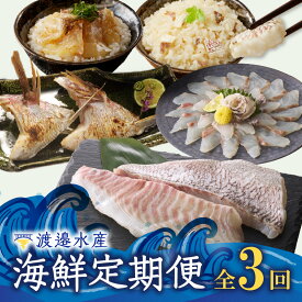 【ふるさと納税】渡邉水産・海鮮定期便（3回）／ 穂州鯛 ブランド鯛 産地直送 真鯛 マダイ 鯛 タイ サク 柵 鯛しゃぶ カマ 松皮造り 鯛茶漬け お茶漬け 切り身 鯛めし 加工品 魚 魚介 海鮮 養殖 国産 定期便 佐賀県 玄海町 冷凍 送料無料 ＼レビューキャンペーン実施中／